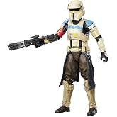 Star Wars The Black Series Shark Trooper Action Figure, 6", Yellow | Star Wars The Force Awakens 6 Inch Action Figure The Black Series Wave 8 - Scarif Stormtrooper Squad Leader #28