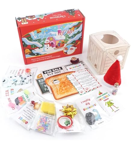 The Elf On The Shelf Super Set De 24 Días, Ideas Oficiales De The Elf On The Shelf Para 24 Días De Magia De Elfos, Más De 80 Accesorios, Pantalones De