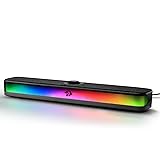 Redragon GS515 RGB Desktop Soundbar, 2.0 Channel