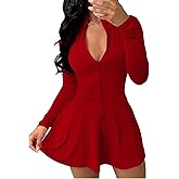 Tennis Skirts Set Womens 2 Piece Outfits Long Sleeve Zip Up Jackets Two Piece Mni Skirts Set Golf Skort Athletic Sports