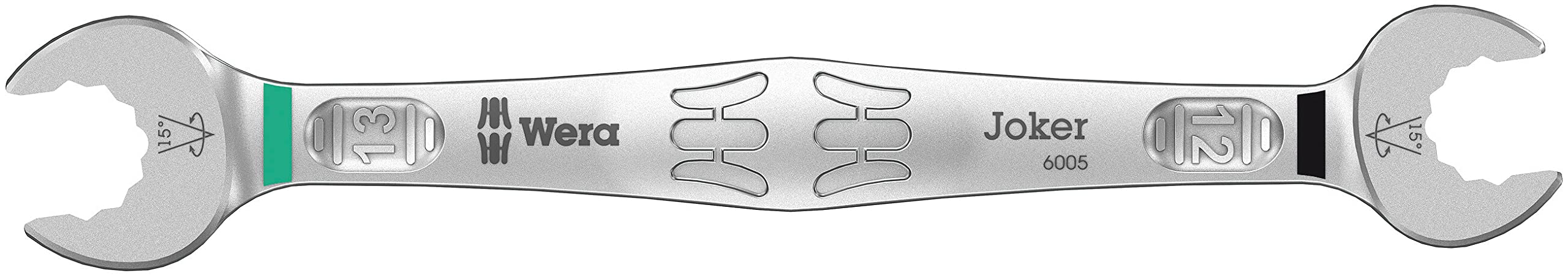 Wera 6005 Joker Double Open-Ended Wrenches, 12 x 13 x 166 mm - 05020313001