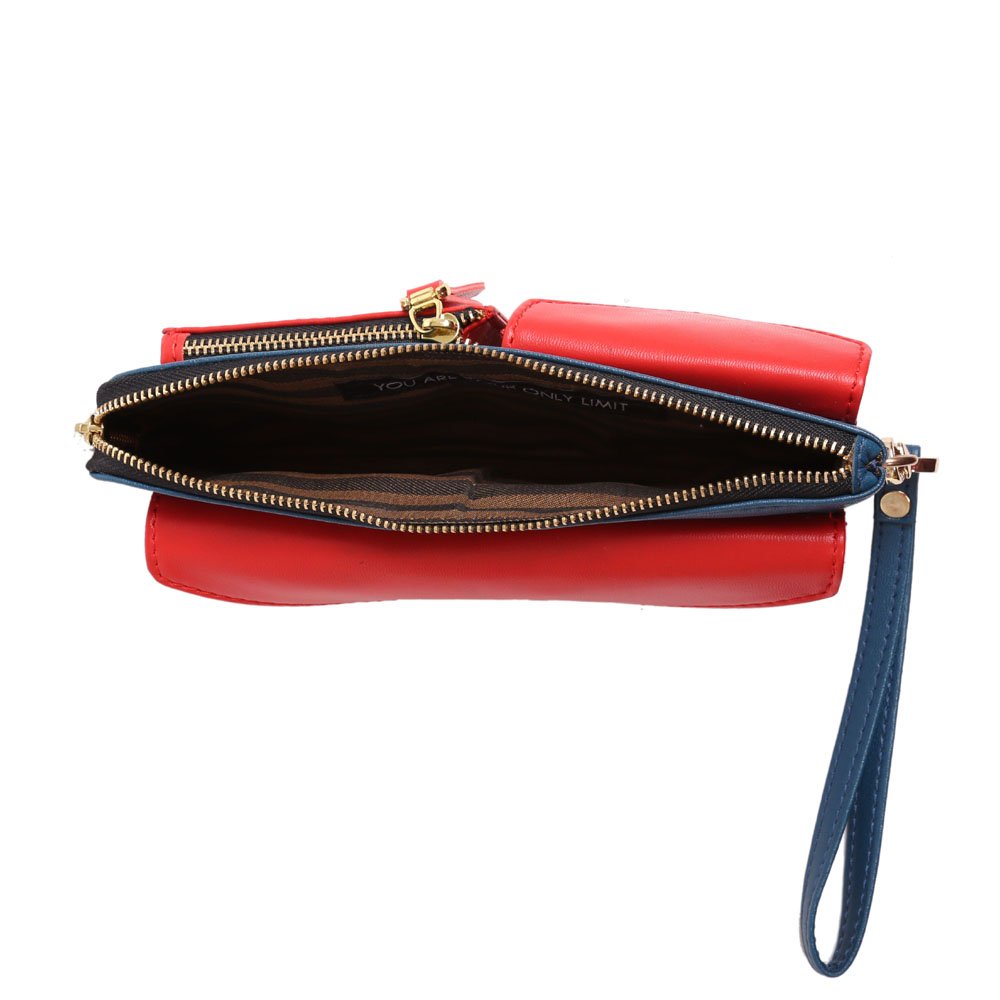 august women's handbag-navy blue