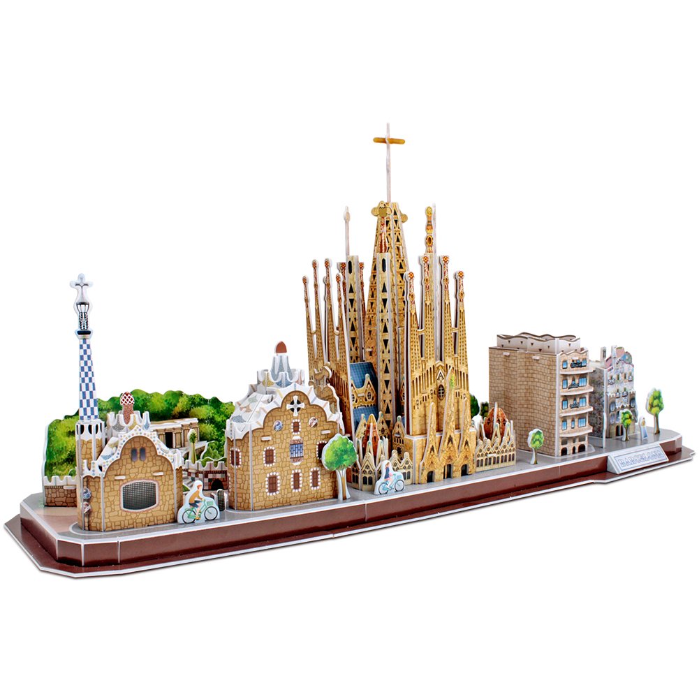 Cubicfun New York City Skyline 3d Model Kits Puzzle Craft Toys Gift 123 Pieces Mc255h 0 Coslab Uk