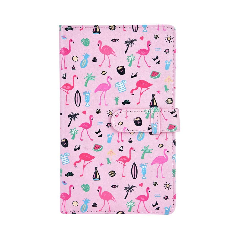 96 Pockets Mini Photo Album, Portable 3 Inch Wallet Photo Album Photo Book, Suitable for Mini Series 3 in Films, Sofort, Lomo Mini, Ideal for Wedding/Graduation(Pink)