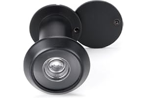 Sumnacon Safety Door Viewer,Solid Brass 220-degree Door Viewer/Peephole with Heavy Duty Rotating Privacy Cover for 1-3/8" to 