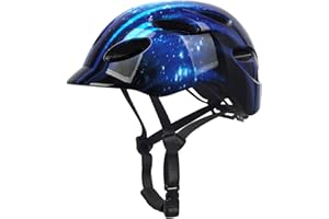 OUWOR Kids/Youth Bike Helmet for Boys Girls and Teens, Adjustable and Multi-Sport for Bicycle, Kick Scooter, Skateboard, Roller/Inline Skate