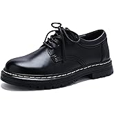 Oxford Shoes for Women Lace Up Slip Resistant Leather Casual Comfort Business Work Office Dress Shoes