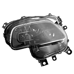 TRQ 2 Piece Headlight Assembly Set Driver