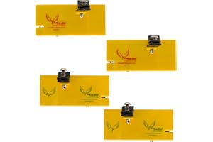 YELLOW BIRD FISHING PRODUCTS Planer Boards for Fishing (4Pack) - 4 Size Options - Includes Tattle Flag kit