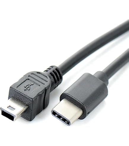 Amazon.com: EDOTech USB-C to Mini USB Car Charger Power Cord for