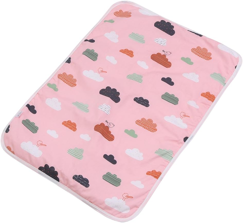 Ultra-Soft Large Washable Baby Changing Pad Mats Baby Cotton Urine Mat Diaper Nappy Bedding Changing Cover Pad Disposable Sanitary Baby Infant Toddler Diaper Liners Covers(#D Cloud)