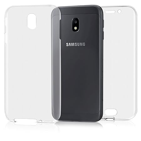 kwmobile Samsung Galaxy J3 (2017) DUOS Hülle - Silikon Komplettschutz Handy Cover Case Schutzhülle für Samsung Galaxy J3 (201