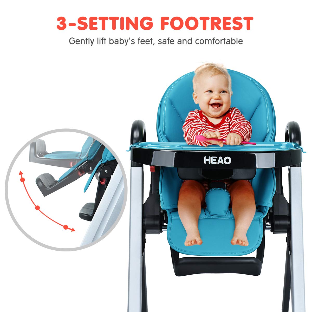 heao foldable high chair