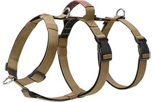 Dog Ergonomic Adjustable Training Harness Training Walking Escape Belt for Large and Small Dogs Rope Heavy Duty Escape Proof 