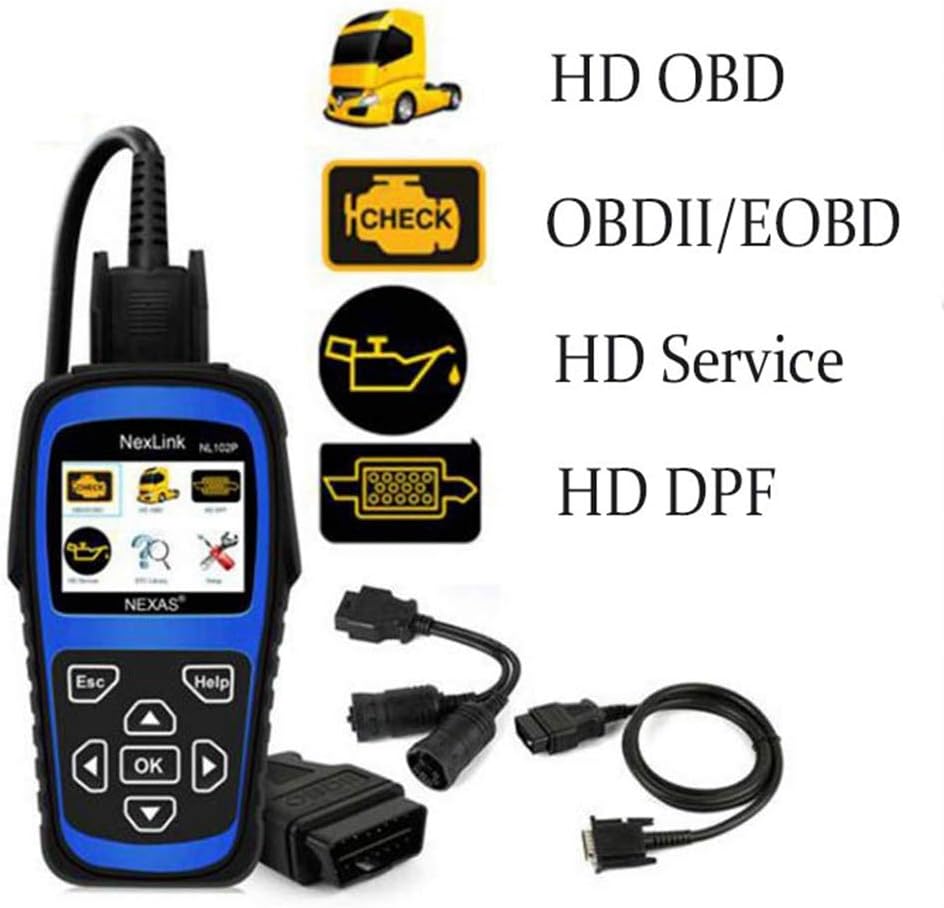MAKE FINE OBD2 Truck Diagnostic Tool NL102P DPF/Diesel Heavy Truck Scanner Car Diagnostics 2 In1 Code Scanning Tool Oil Lamp