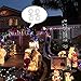 Meetory 100 PCS Christmas Mini Gutter Hang Hooks Weatherproof Plastic S Clip Hooks for Xmas Decoration Outside String Lights