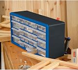 Draper Plastic Organiser 30 Drawers Wall Mount 500mm x 160mm x 255mm view 4