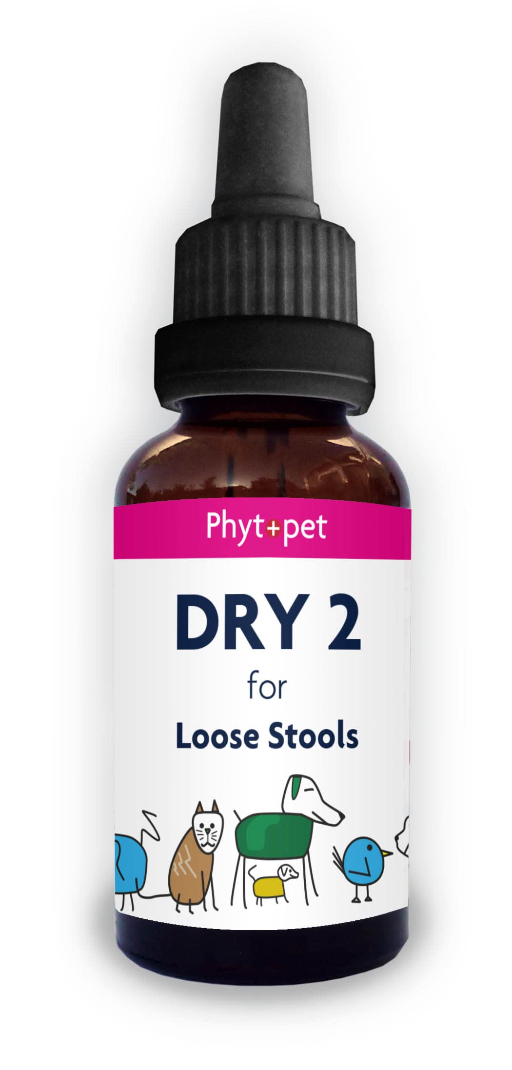Phytopet Dry 2 | 30ml | 100% Natural Herb | Herbal Support For Diahorrea, Loose Stools And Upset Bowels |For Dogs, Cats, Horses, Pets |