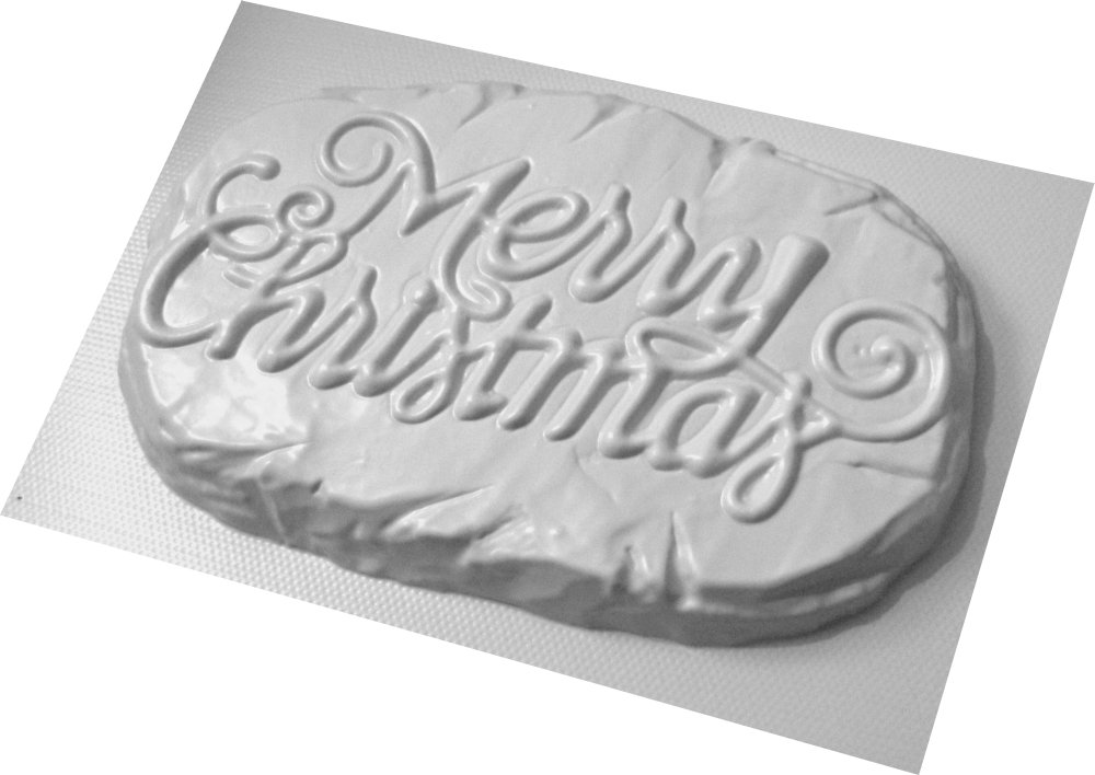 dennycraftmoulds Garden Concrete Mould MERRY CHRISTMAS