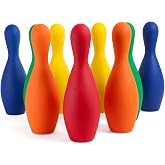 Champion Sports Weighted Foam Bowling Pin Set - Pins Only