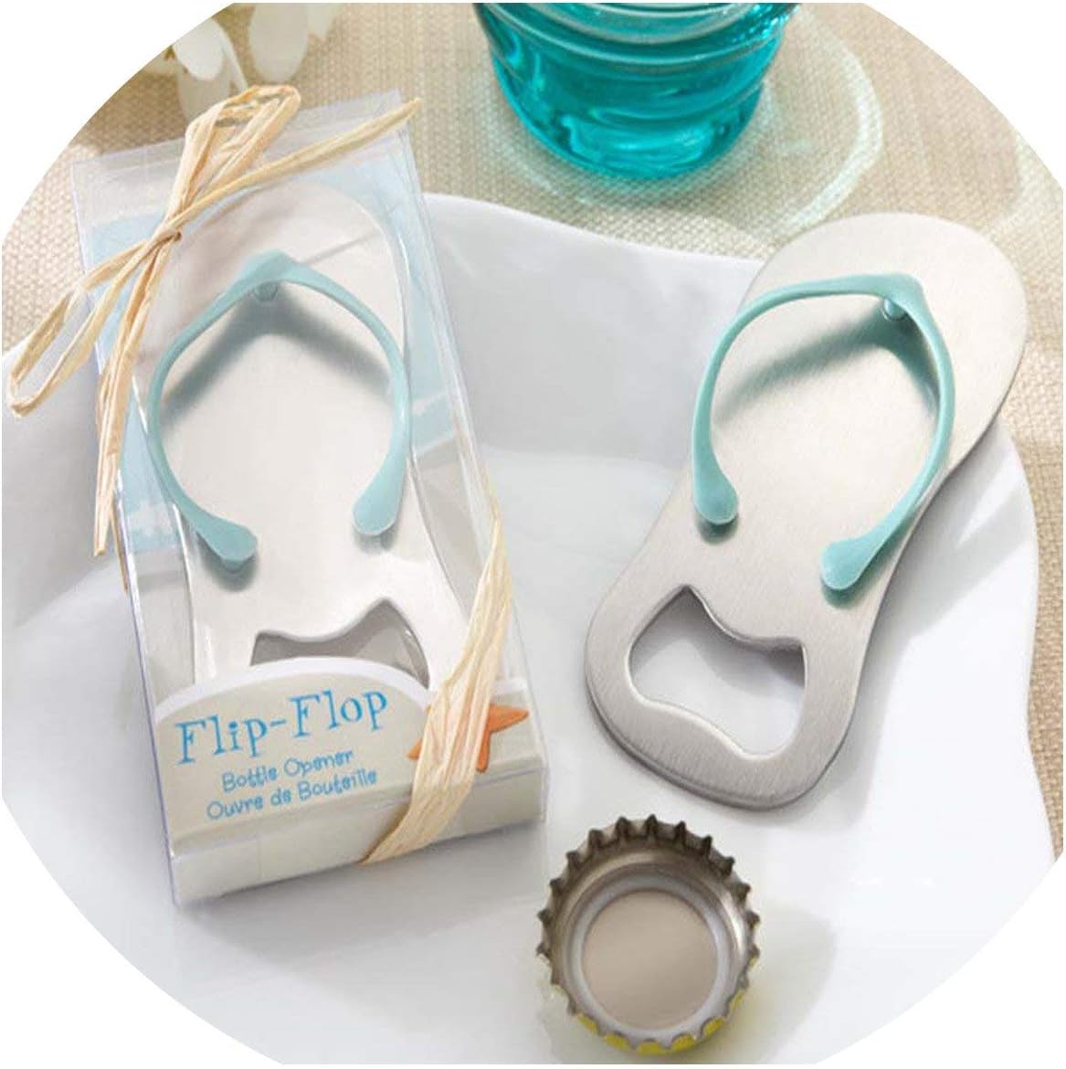 Beach Flip Flops Bottle Opener Corkscrew Cute Slippers Beer Bottle Openers Bridal Shower Wedding Favor