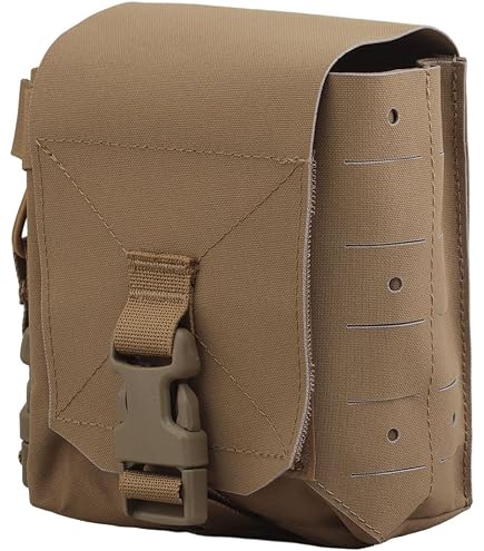 Tactical Pouch DONGKER Leuchtstab Organizer - MOLLE Tasche Für 4 Glow Sticks, Camping & Outdoor Taktische Leuchtstab Tasche