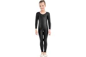 Speerise Girls Kids Long Sleeve Spandex One Piece Dance Unitard
