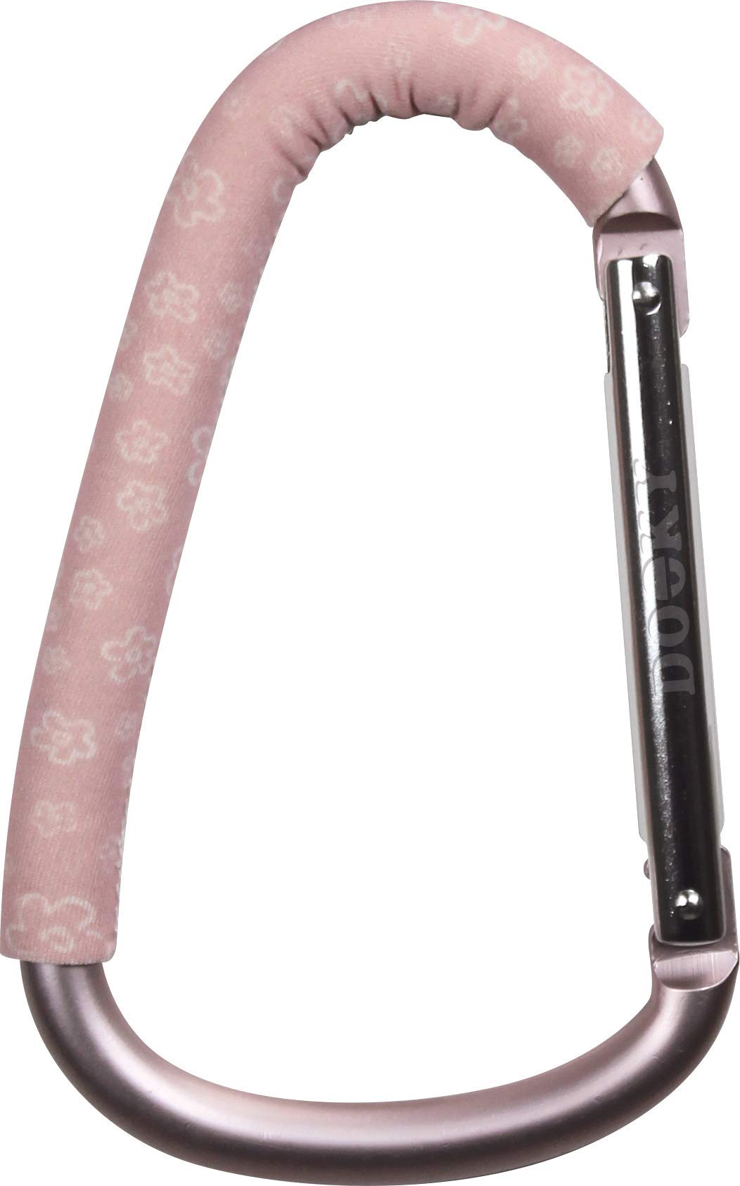 Original Dooky Floral Universal Hook for Baby Pram or Baggy Pram Hook for Everyday Use and Hanging Device for Prams, Pink