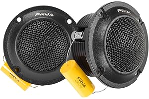 PRV Audio Bullet Super Tweeters Neodymium, 3 Inch PRV Tweeter Black TW400Ti-Nd-4 Slim 240 Watts 4 Ohm, Easy to Mount, 3 Inch 