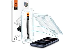 Spigen AluminaCore Tempered Glass Screen Protector [Glas.tR EZ Fit] designed for iPhone 17 Pro | iPhone 17 | iPhone 16 Pro [2