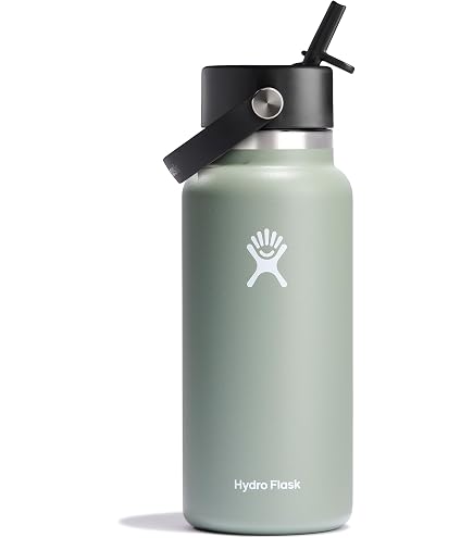 Hydro Flask PAU HANA VIBES グレー Hydro Flask Garrafa com tampa de canudo flexível de 946 ml - aço