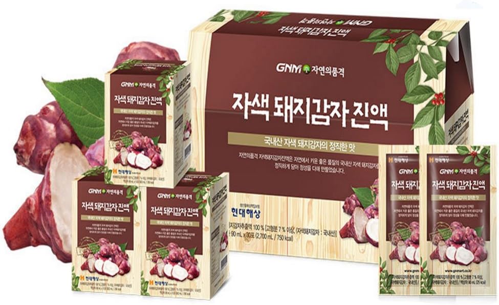 GNM Natural Purple Piglet Potato Juice 1 Box 30 Pieces/Gift/Health Food/Drink/Parents/Special Price/Bundled Goods/