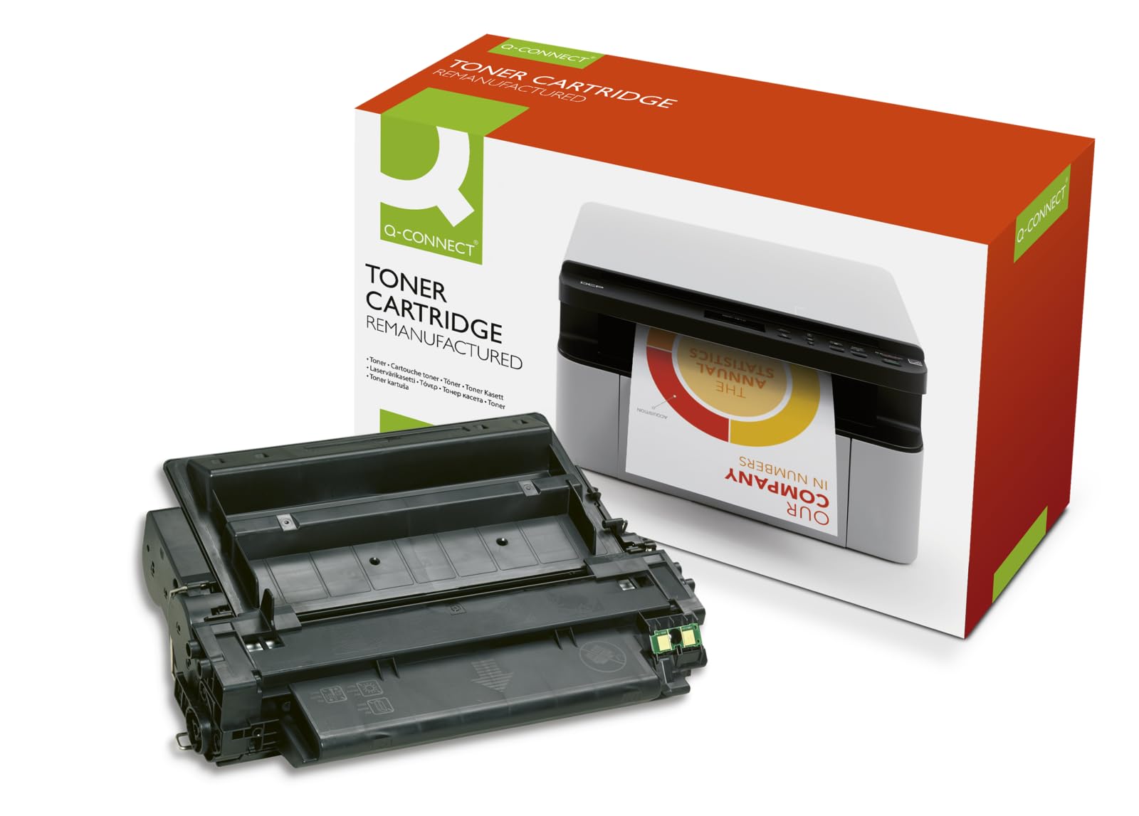 Q-Connect Compatible Toner for HP Q6511A Toner Cartridge, Black