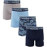MESSI BOYS 4PK STRETCH BOXER BRIEFS