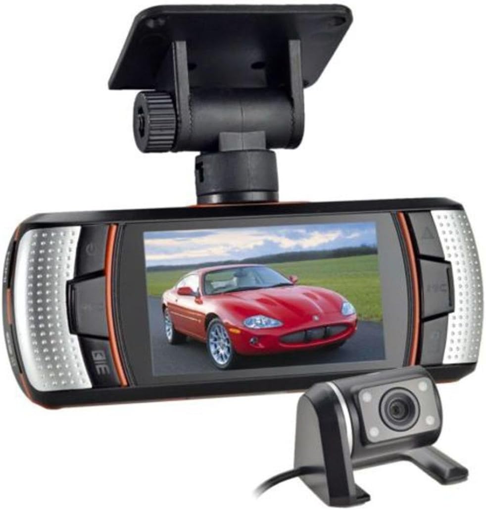 Damark 2.7 Dual Lens Car Vehicle 1080P HD Dash Camera DVR Cam Night Vision Recorder