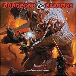 Dungeons and Dragons Wall Calendar (2019) Dungeons and Dragons Wall Calendar (2019)