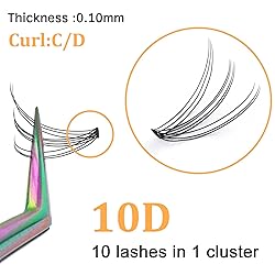 Individual Lashes 280 Cluster Lashes Clusters B&Q