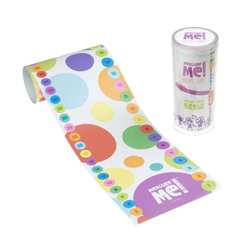 Measure Me! Roll-up Height Chart for Children - Spotty Dotty
