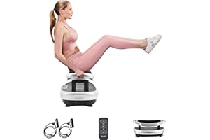 EILISON FITABS 3D Vibration Plate Exercise Machine - Ocsillation, Pulsation + 3D Motion Vibration Platform | Whole Body Viberation Machine for Lymphatic Drainage, Weight Loss, Recovery