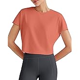 G4Free Lightbreeze Womens Workout Tops Batwing Sleeve Tees Loose Fit Athletic Gym Shirts Basic Yoga Tshirts Casual Summer