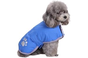 Queenmore Cold Weather Dog Coats Loft Reversible Winter Fleece Dog Vest Waterproof Pet Jacket Available in Extra Small, Small, Medium, Large Extra Large Sizes