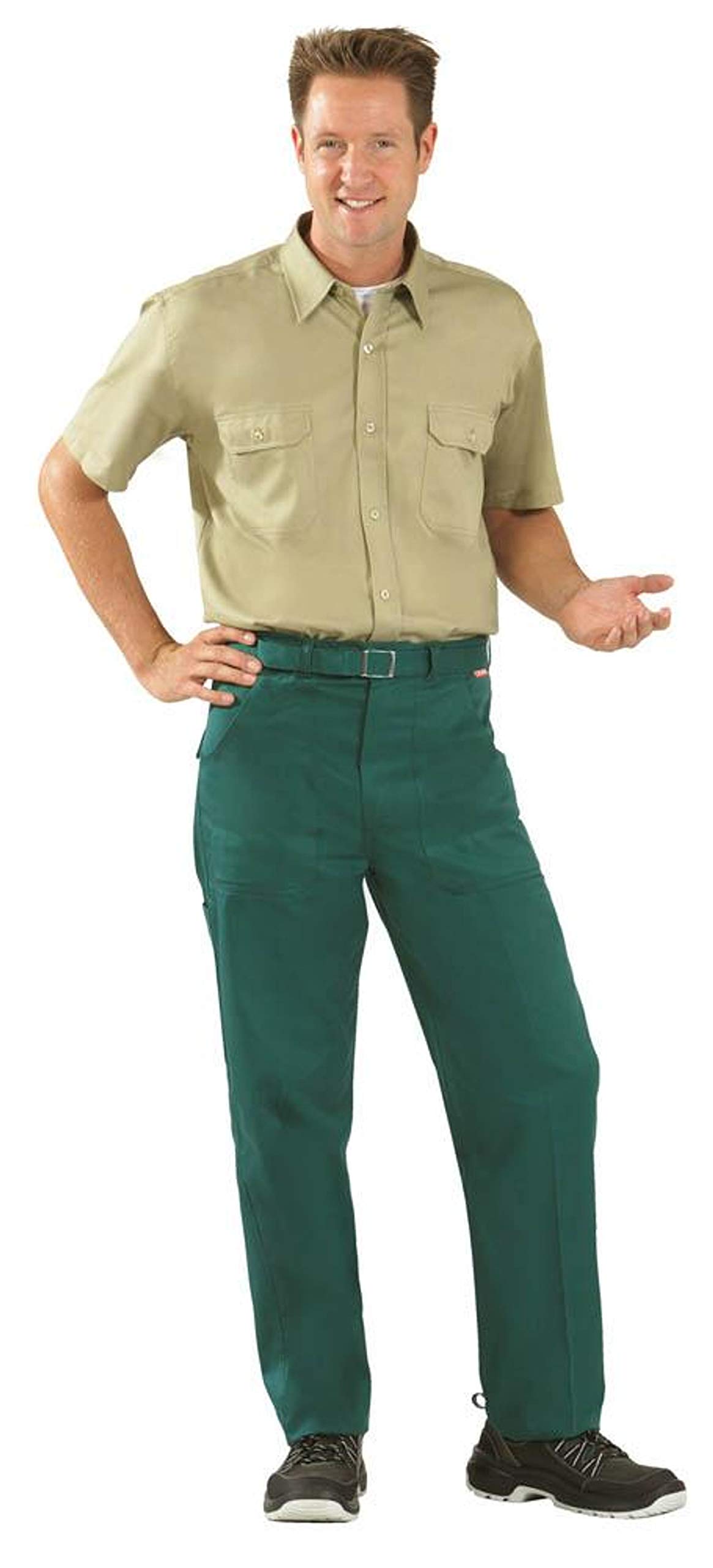 Planam 622064 Size 64 "MG 290" Trousers - Mid Green