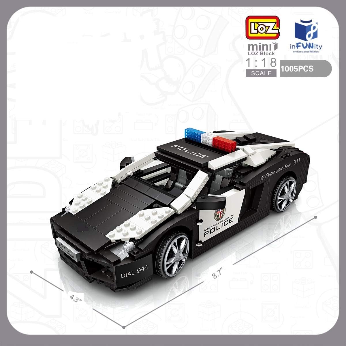 lego police lamborghini
