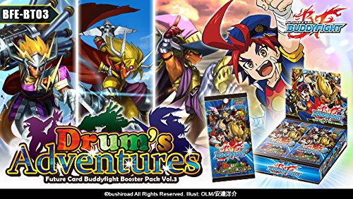Buddyfight Drum's Adventures ENGLISH Booster Box (30 Packs)