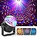 Party Ball Lights, Gvoo 5W RGB LED Sound Activated Rotating Crystal DJ Disco Lights Stage Lights with Remote Control for Party, KTV, Wedding, Bar and Celebration