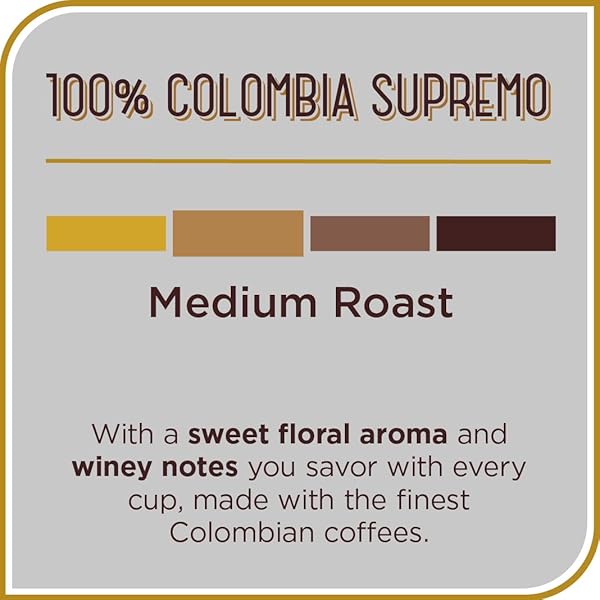 DON FRANCISCO’S PREMIUM COLOMBIA SUPREMO GROUND COFFEE: RICH, AROMATIC 100% ARABICA BEANS – FAMILY CRAFTED FLAVORED COFFEE FOR A DELIGHTFUL MORNING BREW (12 OZ CAN)