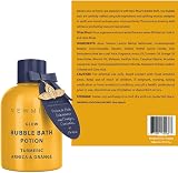 New Miuz Collagen Bubble Bath Turmeric Arnica Orange Oil Dry Skin Hydration view 8