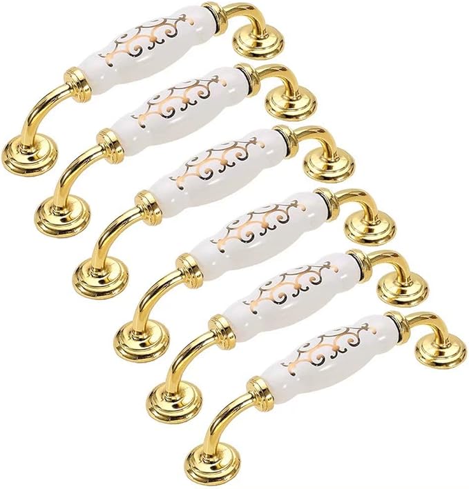 FirstDecor - Pomos para puertas de armarios de cocina, estilo europeo