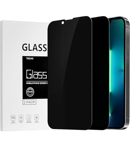 Vetro Temperato Privacy Per IPhone 14 Pro Bestcases4u – Anti-spia, Anti-impronte, 9H, Trasparente - 2