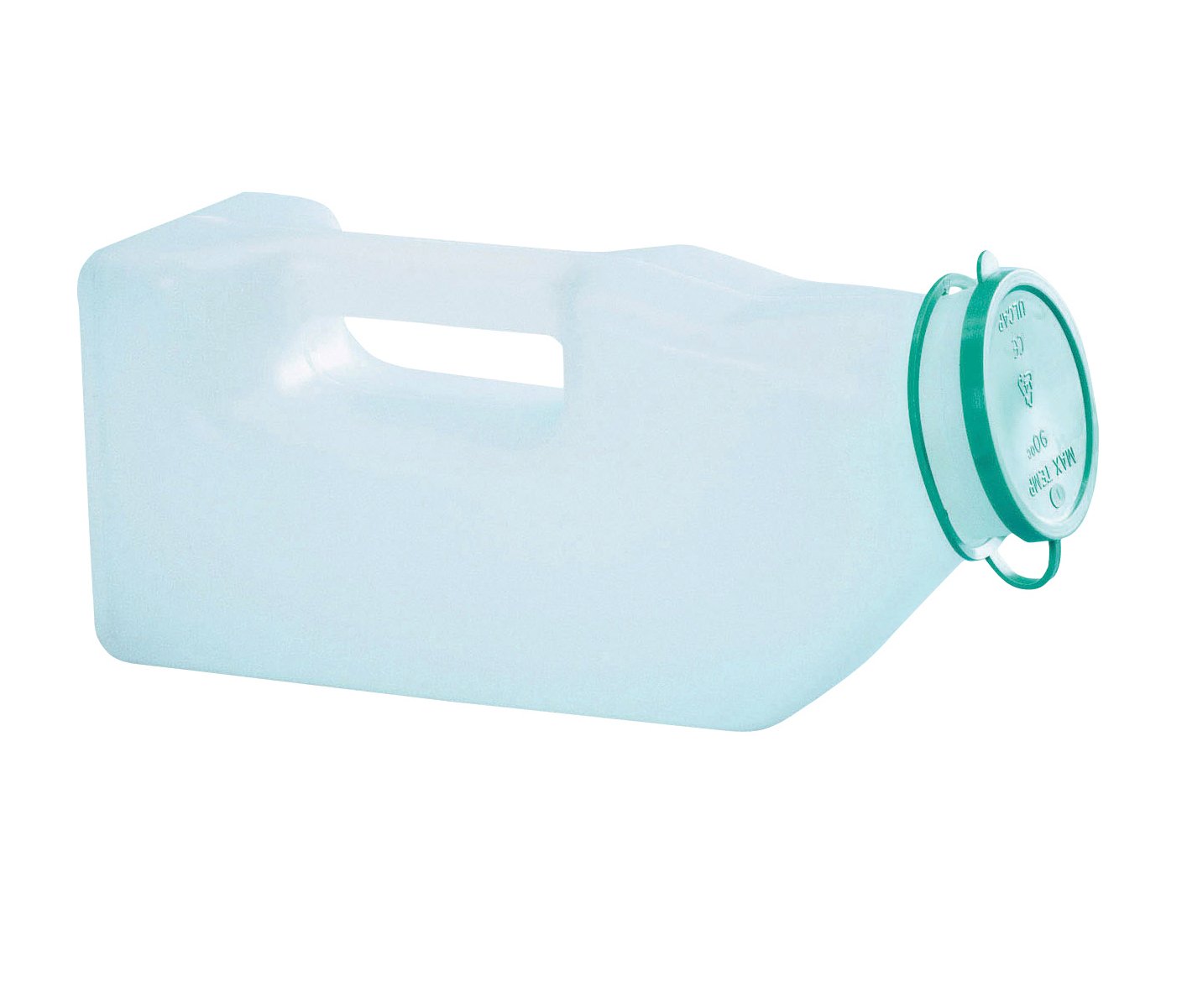 HOMECRAFT Male Urinal Bottle, Simple to Use 1 L Urinal with Clear Measurement for Recording Output, Easy to Grip Bottle Handle, for Men Recovering from Injury or Surgery, Elderly and Disabled Users